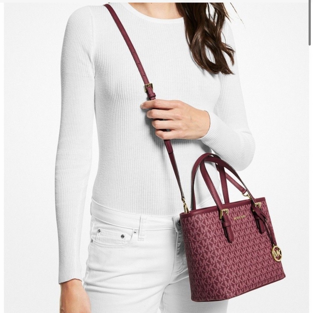 Michael Kors jet set Extra-Small logo tote bag